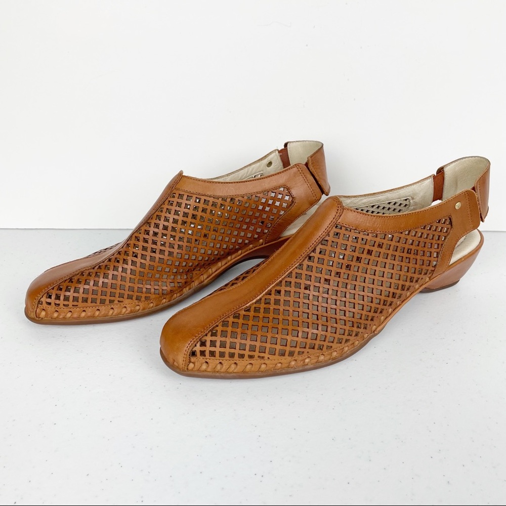 PIKOLINOS Ramona Slingback Leather Mules Sandal